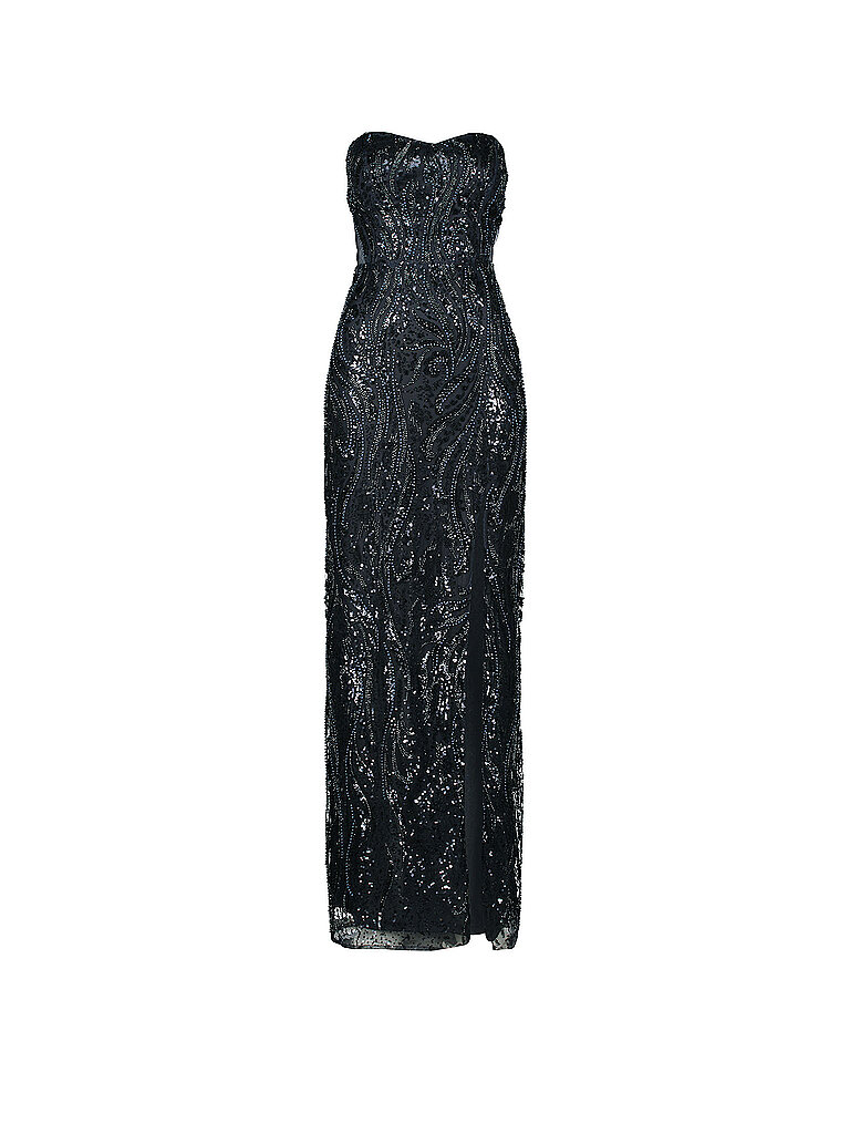 Vera Mont Night Sky Evening Dress Navy 38 9
